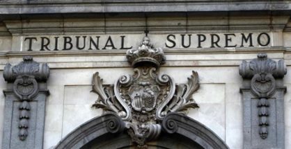Fachada del Tribunal Supremo, en Madrid.