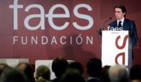 Aznar durante su intervención en la clausura del III Foro #IDEASFAES.