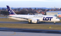 Un avión de la compañía LOT