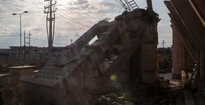 Según la World Watch List 2018, los cristianos de Irak –el octavo peor país del mundo para ser cristiano– experimentan una "persecución extrema", y no sólo por parte de los "extremistas". En la imagen (Chris McGrath/Getty Images), una iglesia calcinada en la localidad predominantemente cristiana de Qaraqosh.