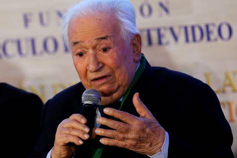 El expresidente colombiano Belisario Betancur, en una imagen de 2016