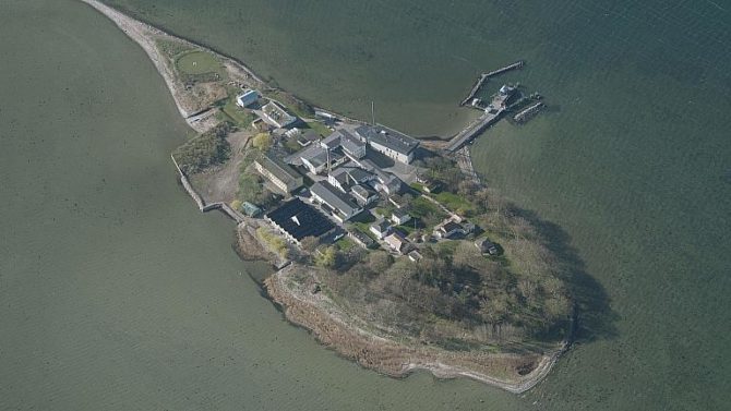 Lindholm, isla al sureste del país a donde se quiere destinar a los inmigrantes ilegales.