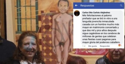 Imagen de Zapatero y el mensaje del candidato de Cambiemos Navalcarnero.