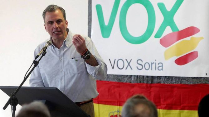 El secretario general del Vox, Javier Ortega Smith
