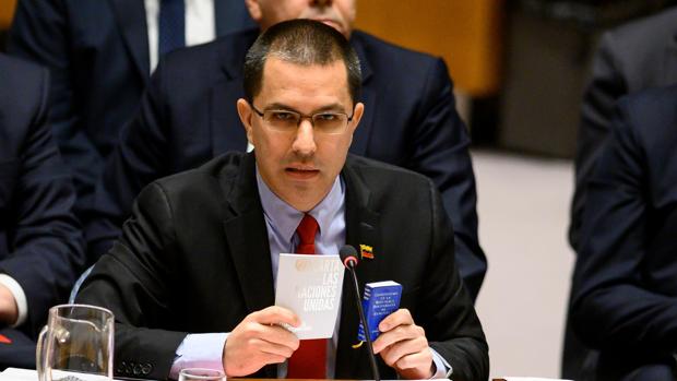 Jorge Arreaza, responsable de Exteriores de Maduro, ante la ONU