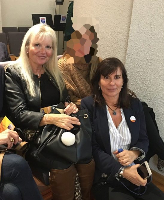 Carlota Sales y Victoria Álvarez