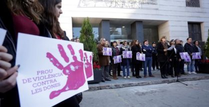 Concentración en Burriana contra la violencia de género