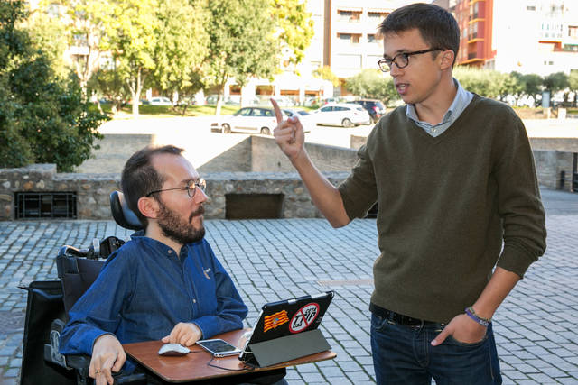 Errejón y Echenique, juntos en una imagen de archivo (Heraldo)