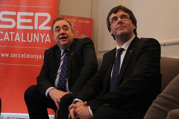 Salmond y Puigdemont
