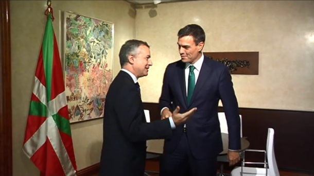 Urkullu y Pedro Sánchez 