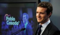 El presidente del PP, Pablo Casado