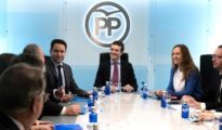 Pablo Casado ha presidido este lunes el Comité de Dirección del PP en la sede nacional