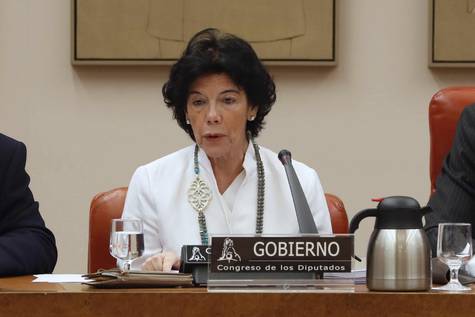 La ministra de Educación y Formación Profesional, Isabel Celaá