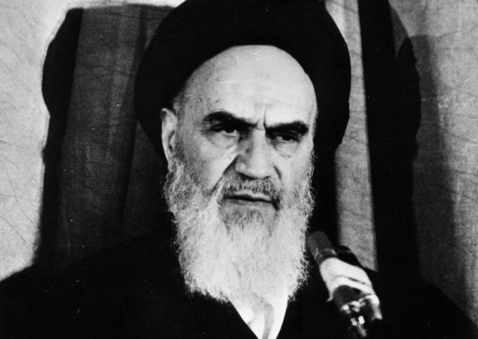 El líder de la revolución islámica iraní, ayatolá Ruholá Jomeini, en una imagen de 1979.