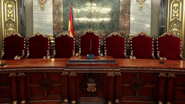La presidencia de la Sala Penal del Tribunal Supremo en la que tendrá lugar el juicio del procés, el 12 de febrero