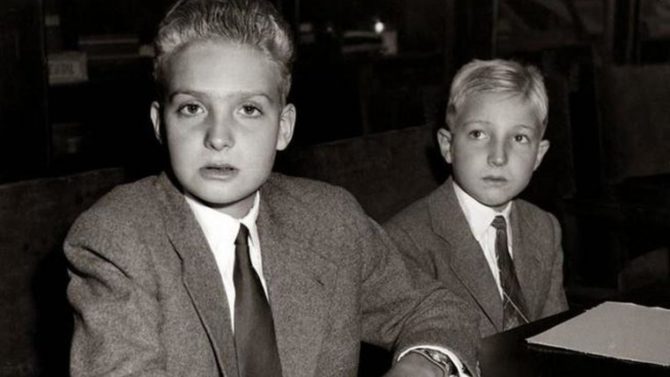 Juan Carlos y su hermano, Alfonso de Borbón
