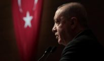 El presidente turco Erdogan en una charla celebrada el pasado enero en la capital de Turquía, Ankara