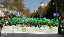 Miles de personas se manifiestan a favor de la vida de manera pacífica este domingo en Madrid