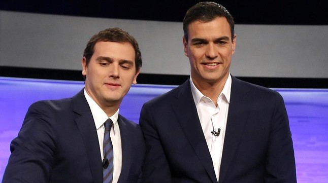 Albert Rivera y Pedro Sánchez