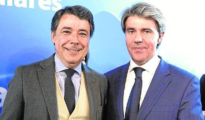 Ángel Garrido (derecha) junto a Ignacio González
