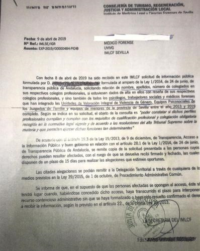 Imagen de la carta que mostró Pedro Sánchez