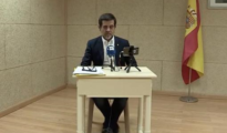 Jordi Sánchez, en su rueda de prensa desde Soto del Real