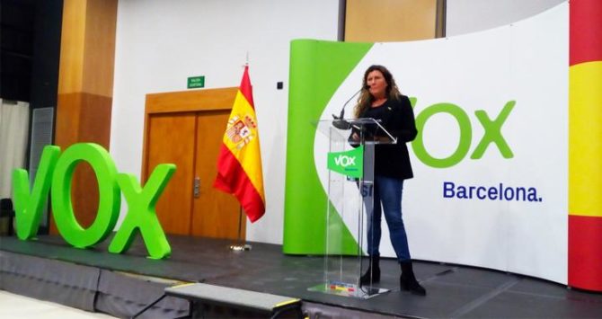 Lola Martín, presidenta del comité provincial de Vox y número 4 por Barcelona al Congreso / CG