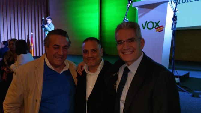 José María Ruiz Puerta, en un acto de Vox en Toledo