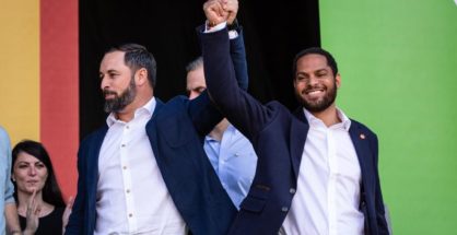 El hispano-guineano Ignacio Garriga (a la derecha) será el candidato de Vox a la alcaldía de Barcelona (LV)