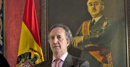 El portavoz de la Fundación Nacional Francisco Franco, Jaime Alonso García