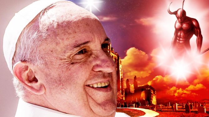 Qué dirá Bergoglio, que vive en Roma, que le están profanando a su ...