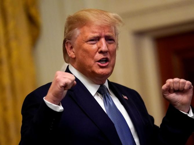 El presidente de Estados Unidos, Donald Trump