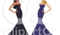 https://images.clipartof.com/small/1182685-Clipart-Of-Beautiful-Black-And-White-Women-Posing-In-Formal-Gowns-Royalty-Free-Vector-Illustration.jpg