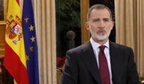 El mensaje navideño de Felipe VI fue grabado en el Salón de Audiencias del Palacio de la Zarzuela