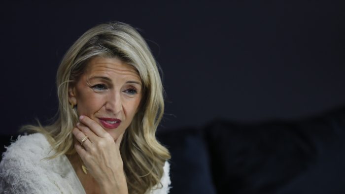 La vicepresidenta segunda de España y ministra de Trabajo y Economía Social, Yolanda Díaz.