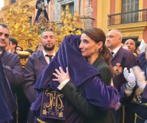 La ex ministra socialista de Justicia, Pilar Llop en la Semana Santa de Málaga en 2023.