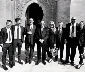 Ábalos, Cerdán, Koldo y otras personas en el viaje a Marruecos