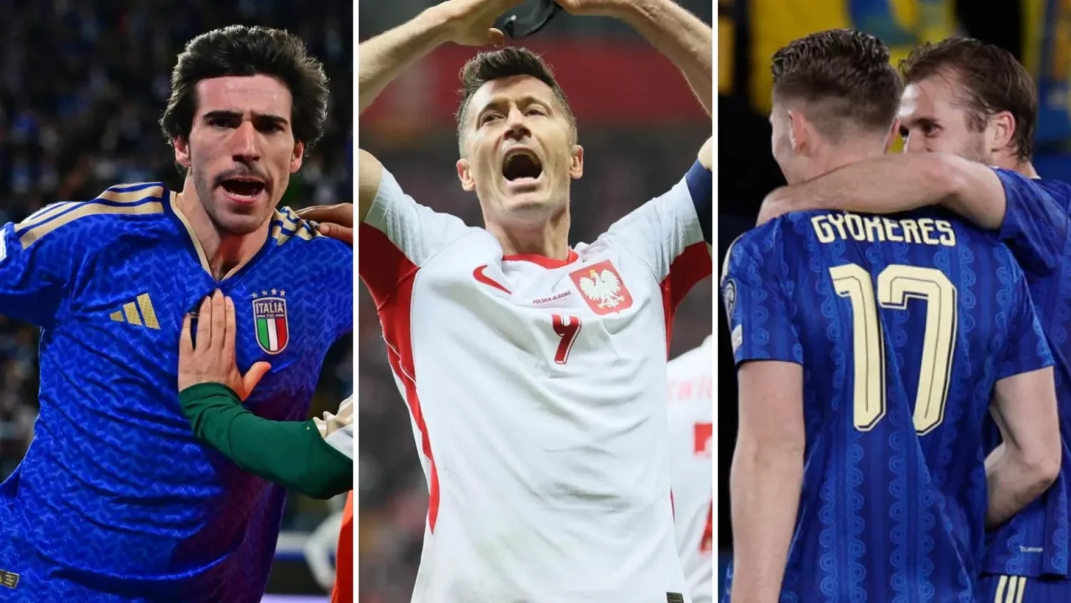 Italia, Polonia y Suecia ganan y jugarán la eliminatoria final de la repesca para el Mundial