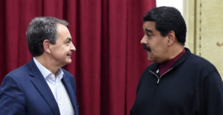 Zapatero y Maduro.
